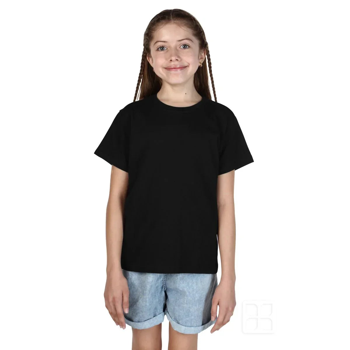 POLERA MANGA CORTA 100% ALGODÓN NIÑO EUROCOTTON