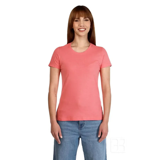 POLERA MANGA CORTA 100% ALGODΓN MUJER EUROCOTTON