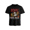 Polera Manga Corta AC/DC Hell's Bells Premium 100% Algodón