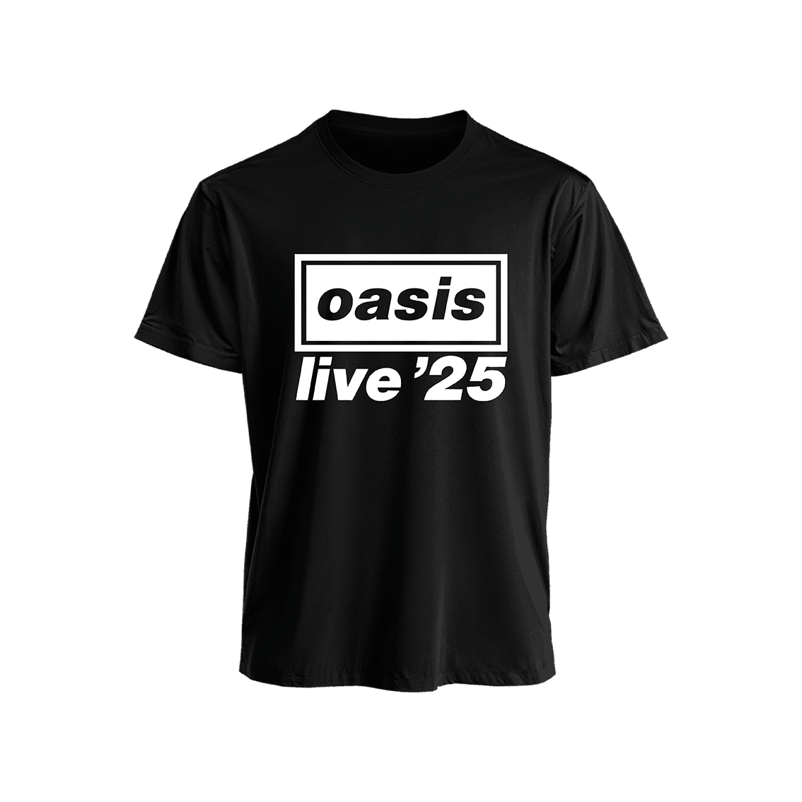Polera Manga Corta Oasis Live'25 Premium 100% Algodón