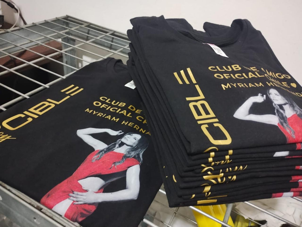 Polera personalizada estampada con técnica DTF por Don Polera