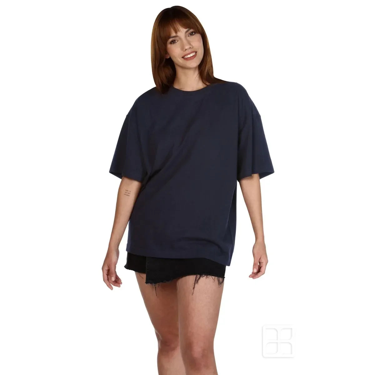 POLERA OVERSIDE MANGA CORTA  100% ALGODÓN 200 grs.  UNISEX EUROCOTTON